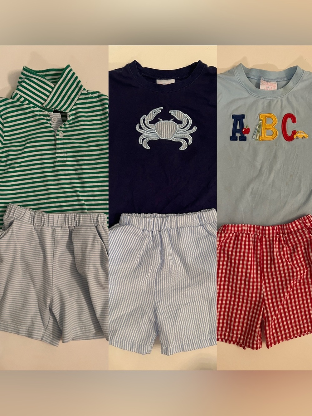 LOT! 3 Outfits from Stitchy Fish Size 3T Boys